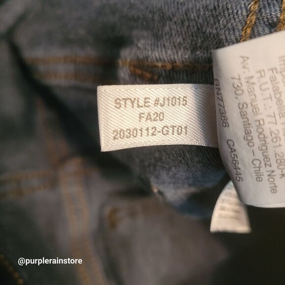 Madewell Jeans 27 P Skinny 10" High Rise Hayes Wash Tummy Control Stretch Denim - Picture 8 of 14